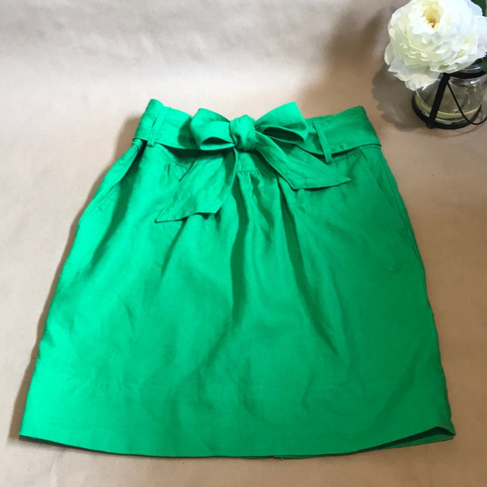 Banana Republic Green Pencil skirt with pockets
